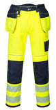 Pantalone alta visibilità con porta ginocchiere Holster PW3,Portwest | Dpi Sicurezza