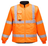 Giacca Traffico 7 in 1  Alta visibilità impermeabile,portwest | Dpi Sicurezza