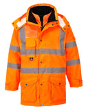 Giacca Traffico 7 in 1  Alta visibilità impermeabile,portwest | Dpi Sicurezza