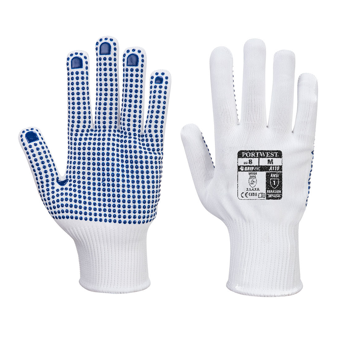 Unbranded Guanti Da Lavoro In PVC - Taglia Large, Rossi, Rivestiti E Foderati, Categoria EN388, Antiscivolo - 3