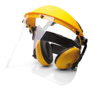 Kit di protezione viso - con visiera e cuffie
