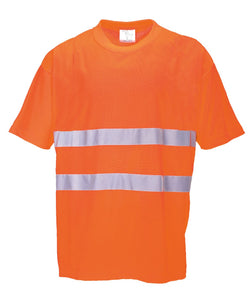 Reflective Shirts Maglietta Alta Visibilità Hi Vis: T-shirt Verde Lime Per Lavoro In Sicurezza, Non Ansi, Nuova Con Etichette Camicia Da Lavoro - Foto 4