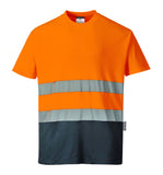 T-shirt Bicolore Cotton Comfort Alta Visibilità | Dpi Sicurezza