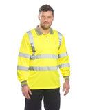Polo maniche lunghe Alta Visibilità | Dpi Sicurezza