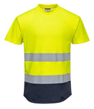 T-shirt Bicolore Mesh Cotton Comfort Alta Visibilità | Dpi Sicurezza